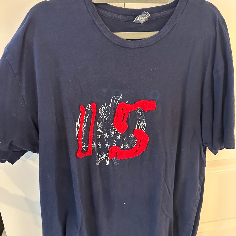 Blue Polo by Ralph Lauren T-Shirt with Red Number 15